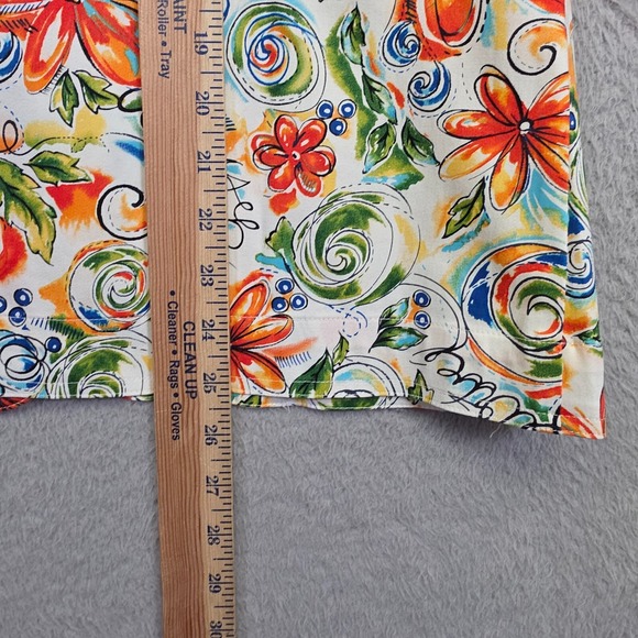 Susan Graver Style Jacket Womens S White Floral Colorful Embellished Stretch NEW - Picture 12 of 16